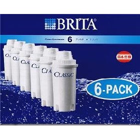 ポット型浄水器ブリタ　BRITAクラシックカートリッジお得な6本セット★【輸入食材 輸入食品】