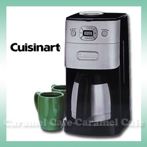 【送料無料】選べるコーヒー豆付2011年　NEW【Cuisinart　クイジナート】全自動コーヒーメーカー10-cup　ミル付　タイマー予約　DCC-650PCJ
