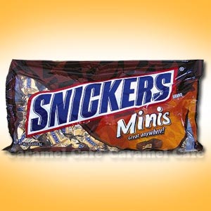 【Snickersスニッカーズ】大袋　（約116個入り）ミニチュア/一口サイズ　1020.6g【輸入食材 輸入食品】