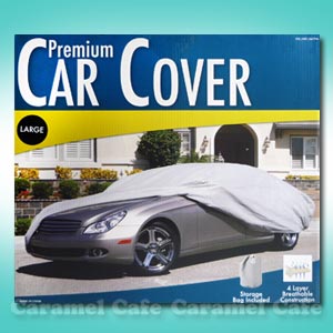 【Car Cover】プレミアム　車カバー　カーシート　Lサイズ（車庫）