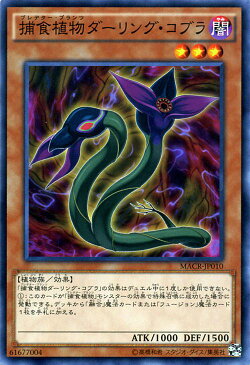 遊戯王カード 捕食植物ダーリング・コブラ マキシマム・クライシス MACR YuGiOh! | 遊戯王 カード プレデター・プランツ 捕食植物 ダーリング コブラ 風属性 植物族