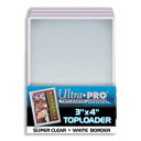 ウルトラプロ(UltraPro) トップローダー (ホワイト)25枚入りパック (#81161) 3x4 White Top Loader Pack