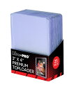 ウルトラプロ(UltraPro) トップローダー (プラチナム) 1枚単位 (#81145) 3x4 Platinum Toploader
