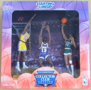 NBA ケナー・フィギュア 1996COLLECTOR CLUB EDITION 3体セットS.オニール/W.チェンバレン/K.アブドゥル・ジャバー