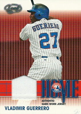 ブラディミール・ゲレーロ MLBカード Vladimir Guerrero 2004 Donruss Leaf Home Jerseys