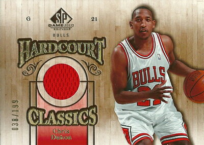 クリス デューホン NBAカード 2007/08 SP Game Used Hardcourt Classics 199枚限定！（038/199）/ Chris Duhon