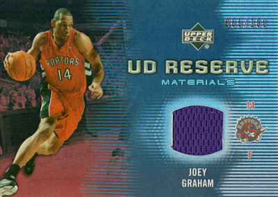ジョーイ グラハム NBAカード 06/07 UD Reserve Materials 100枚限定！（066/100） / Joey GrahamNBAカードをお探しなら！