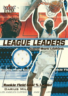 ダリアス・マイルズ Darius Miles 01/02 Ultra League Leaders Game Worn 230/450