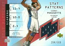 コーリー・マゲッティ Corey Maggette 02/03 UD Authentics Stat Patterns Jersey 294/500