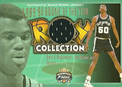 デビット・ロビンソン NBAカード David Robinson 2001/02 Fleer Focus ROY Collection Jerseys
