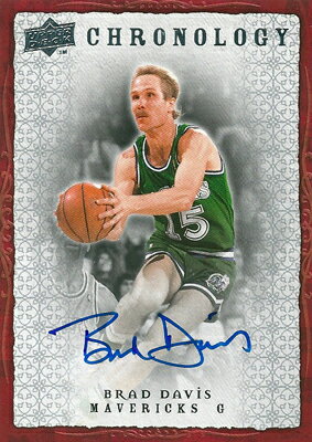 ブラッド・デイヴィス NBAカード Brad Davis 07/08 UD Chronology Autographs