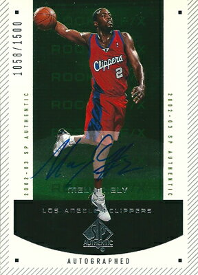 メルヴィン・イーライ NBAカード Melvin Ely 02/03 SP Authentic Rookie Autographs 1058/1500