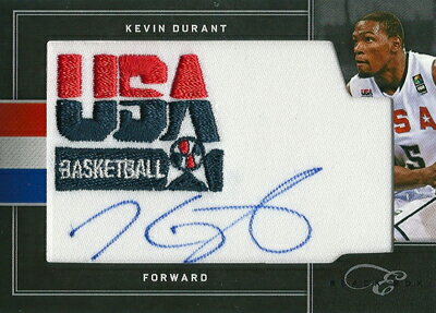 ケビン・デュラント NBAカード Kevin Durant 10/11 Elite Black Box USA Basketball Patches Signatures 2/5