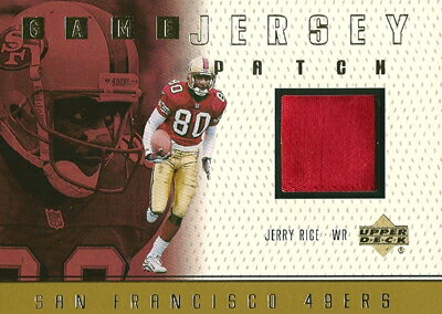 ジェリー・ライス NFLカード Jerry Rice 1999 Upper Deck Game Jersey Patch