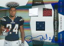 ライアン・マシューズ NFLカード Ryan Mathews 2010 Panini Certified Freshman Fabric Auto Mirror Blue 31/50