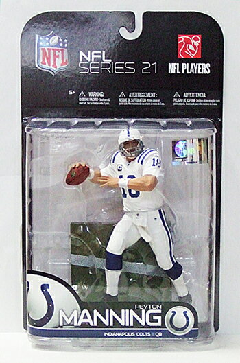 【10/5入荷】 NFL McFarlane 21 ペイトン マニング (Peyton Manning) インディアナポリス コルツ/ホワイト マクファーレンフィギュア