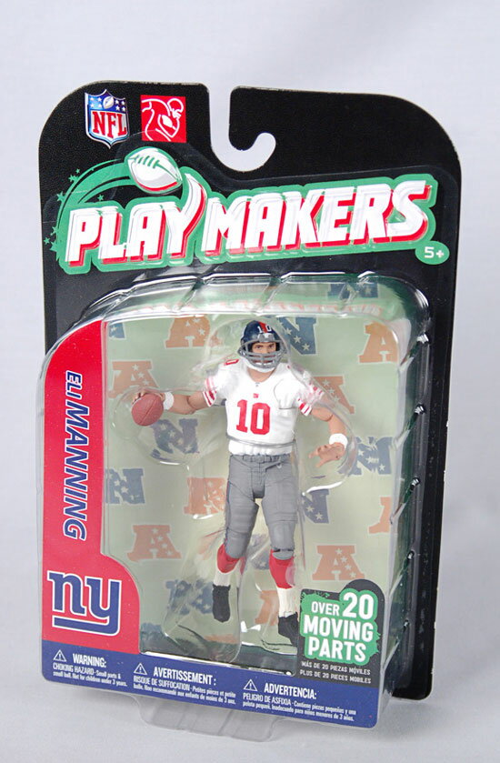 イーライ・マニング マクファーレン NFLプレイメーカーズ2 ジャイアンツ ホワイト Eli Manning 8/2入荷