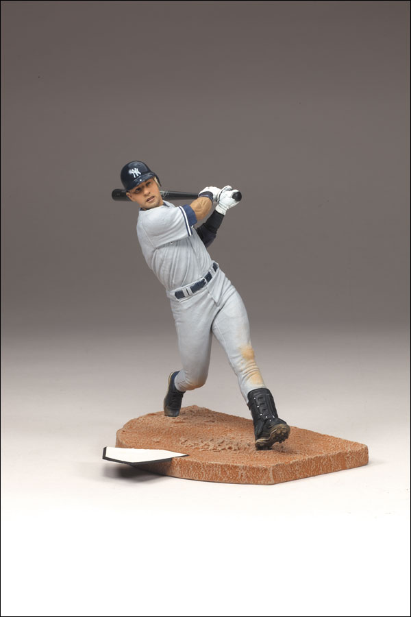 MLB マクファーレン シリーズ24 / McFarlaneデレク・ジーター / Derek Jeter(ニューヨーク・ヤンキース/グレー) (ヤンキース優勝！祝！松井秀喜選手ワールドシリーズMVP！)