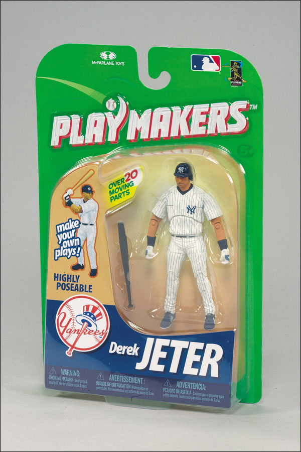 【予約 3月発売予定！】 MLB マクファーレンスポーツピックス プレイメーカーズ シリーズ1 デレク ジーター (ニューヨーク ヤンキース) バッティングポーズ McFarlane Sportspicks Playmakers Derek Jeter