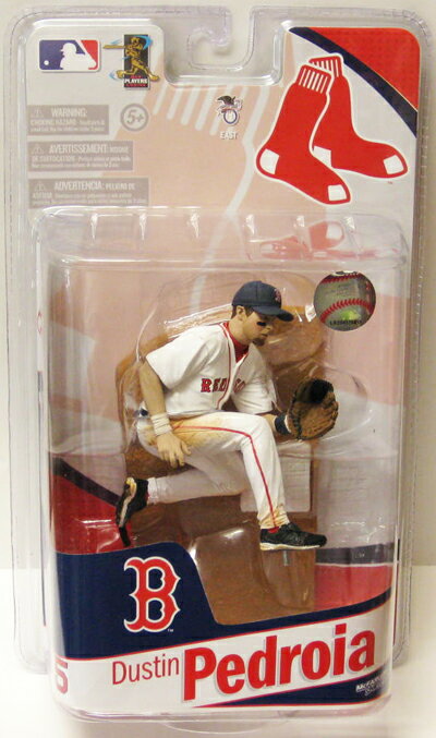 【ダスティン　ペドロイア】 MLB McFarlane 2010 チームアソートメント (レッドソックス/ホワイト) / Dustin Pedroia