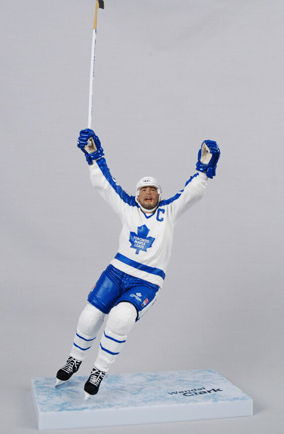 ウェンデル・クラーク マクファーレン NHL シリーズ28 メイプルリーフス ホワイト Wendel Clark 9/6入荷