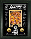 【ロサンゼルス　レイカーズ】 2010 NBAファイナル優勝記念フォトプラーク (エッチング) ★ハイランドミント製 / Highland Mint