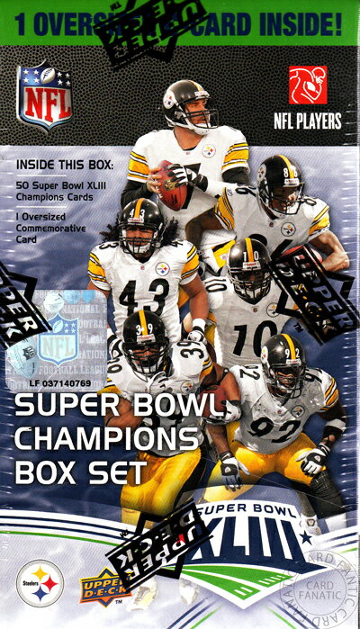 NFL 2009 UD Super Bowl Box Set