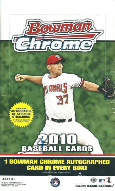 【MLBカード】 MLB 2010 Bowman Chrome Box (ボックス) ★11/4入荷！