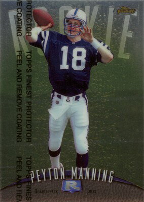 【ペイトン　マニング】1998 Finest Rookie Card / Peyton Manning