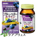 ●オリヒロプランデュ(株)ブルーベリーソフト粒 120粒入【ブルーベリー 健康食品 アントシアニン ルテイン カロテノイド ソフト粒 視界】