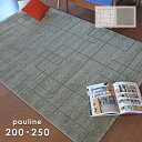 ラグ ポーリン 200×250 cm プレーベル 防炎 ベルギー製 ウィルトン織 シンプル モダン デザイン カーペット 絨毯 送料無料 p12