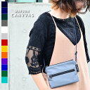メゾンキャンバス トラベルポーチ M1039 トラベルポーチアンドウォレット テフォックス 財布 サコッシュ Tefox MAISON CANVVAS Travel wallet&pouch 仕分け財布 ショルダー バッグ ミニバッグ 斜め掛け メンズ レディース 防水 撥水 小さい