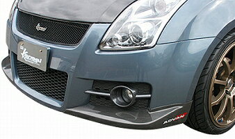 Kansai SERVICE（HKS関西サービス）スイフトスポーツ　ZC31S用CARBON FRONT SHORT LIP （カーボンフロントショートリップ）