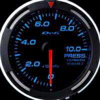 Defi Racer Gauge（デフィーレーサーゲージ）　52φブルーモデル　圧力計（油圧・燃圧等）必ず納期確認して下さい