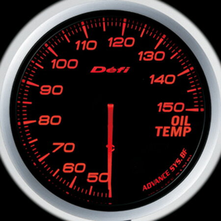 Defi-Link Meter ADVANCE BF（デフィーリンクメーターアドバンスBF） 60φアンバーレッドモデル　油温計