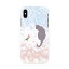 iphone XsMax iPhone 10sMax アイフォーン エックスエスマックス テンエスマックス iphonexsmax softbank docomo au スマホ カバー スマホケース スマホカバー PC ハードケース 005005 猫 鳥 ピンク 水色