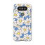 L-01J V20 PRO Electronics LGエレクトロニクス l01j docomo ドコモ スマホ カバー 全機種対応 あり ケース スマホケース スマホカバー PC ハードケース マーガレット 花 青 011108