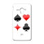 SHL22 AQUOS PHONE SERIE アクオスフォン セリエ au エーユー スマホ カバー 全機種対応 あり ケース スマホケース スマホカバー TPU ソフトケース トランプ ユニーク 001624