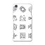 SO-04H Xperia X Performance エクスペリア X パフォーマンス so04h docomo ドコモ スマホ カバー 全機種対応 あり ケース スマホケース スマホカバー TPU ソフトケース 宇宙 地球 白 黒 009940