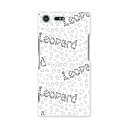 SO-04J 【2個以上送料無料】スマホ カバー 全機種対応 あり SO-04J ケース スマホケース スマホカバー TPU ソフトケース Xperia XZ Premium エクスペリア XZ プレミアム 英語 ヒョウ柄 豹 012783 Sony ソニー docomo ドコモ