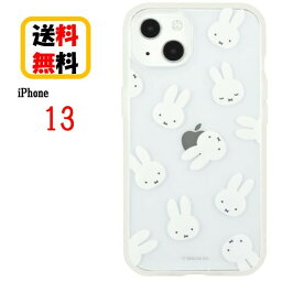 <strong>ミッフィー</strong> iPhone 13 <strong>スマホケース</strong> IIIIfi+ Clear イーフィット クリア MF-210CL フェイス総柄 iPhoneケース 耐衝撃 クリアケース iPhone13 スマホ ケース アイフォンケース 携帯 耐衝撃 おしゃれ クリアケース 透明ケース