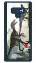 【送料無料】 Dinosaur Design 恐竜デザインシリーズ 「デイノニクスとテノントサウルス」 (クリア) / for Galaxy Note9 SCV40・SC-01L/au・docomoscv40 sc-01l カバー scv40 sc-01l ケース galaxy note 9 ケース galaxy note 9 scv40 sc-01l ケース