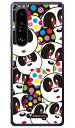 Panda Face (ソフトTPUクリア) design by Moisture Xperia 1 III SOG03・SO-51B・A101SO au・docomo・SoftBank SECOND SKIN xperia 1 iii ケース xperia 1 iii カバー 1 iii ケース 1 iii カバー エクスペリア1 iii ケース エクスペリア1 iii 送料無料