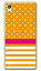 【送料無料】 ドット/ボーダー オレンジ (クリア) / fir Xperia X Performance SO-04H・SOV33・502SO/docomo・au・SoftBank 【SECOND SKIN】xperia x performance so-04h ケース so-04h カバー sov33 ケース sov33 カバー 502so ケース 502so カバー
