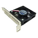 NBROS PCIスロット用FANステイ ( ロープロファイル ) 50mmファン1台搭載 N-PCIFSTY-LP