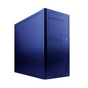 【送料無料】 アビー abee PCケース smart J07R 静音ATXミドルタワー ブルーアルマイト SME-J07R-BL