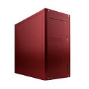 【送料無料】 アビー abee PCケース smart J07R 静音ATXミドルタワー レッドアルマイト SME-J07R-RE