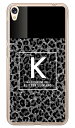 【送料無料】 Cf LTD ヒョウ柄 ネイルボトル イニシャル K グレー (クリア) / for ZenFone Live ZB501KL/MVNOスマホ(SIMフリー端末) 【Coverfull】zenfone live zb501kl ケース zenfone live zb501kl カバー zenfone live ケース zenfone live カバー
