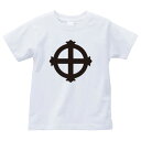 【全4サイズ】 家紋シリーズ Tシャツ 花轡(はなくつわ)家紋 tシャツ 和柄 tシャツ メンズ レディース 半袖 Tシャツ 家 tシャツ和柄tシャツ おもしろTシャツ 家紋入り tシャツ お土産 ギフト 和風 ギフト 家紋デザイン日本 デザイン 085-cvt 085cvt