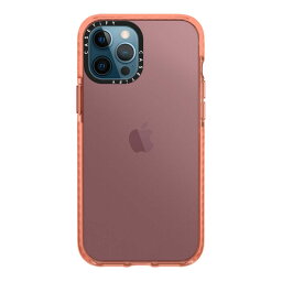 【公式】CASETiFY iPhone 12ProMax インパクトケース 耐衝撃 保護ケース 透明 ワイヤレス充電に対応 ピーチ サンセット (グラデーション)